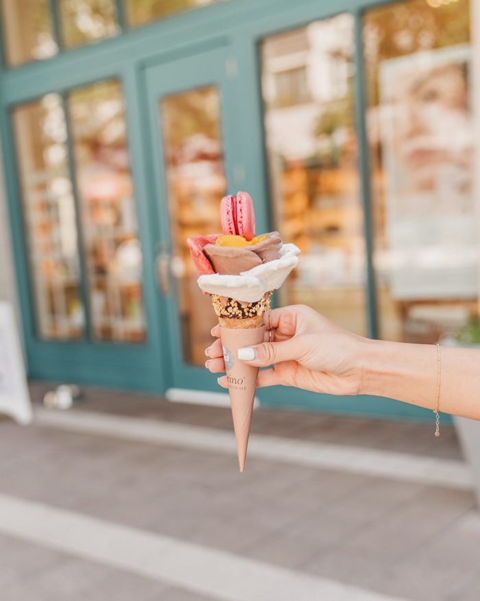 Amorino gelato flower