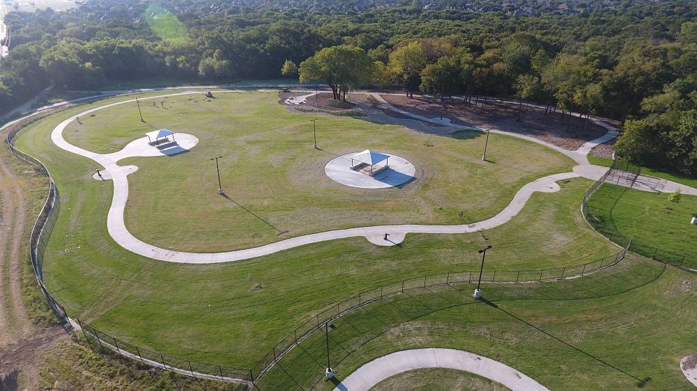 Dog Park at Windhaven Meadows Park Visit Plano