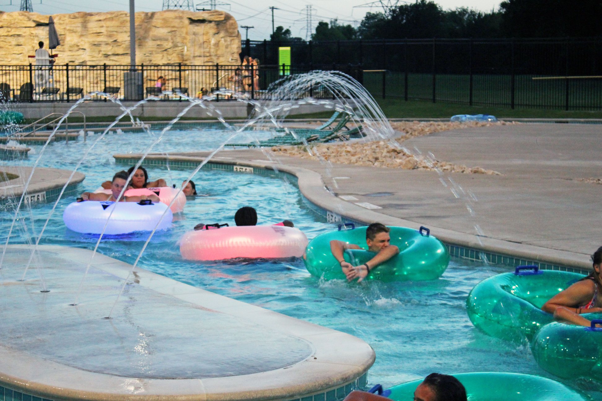 Jack Carter Pool lazy river in Plano