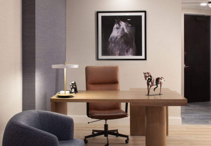 Hilton Granite Park Legacy Suite desk