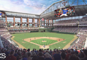 Bild von Texas Rangers Baseball im Globe Life Field in Arlington