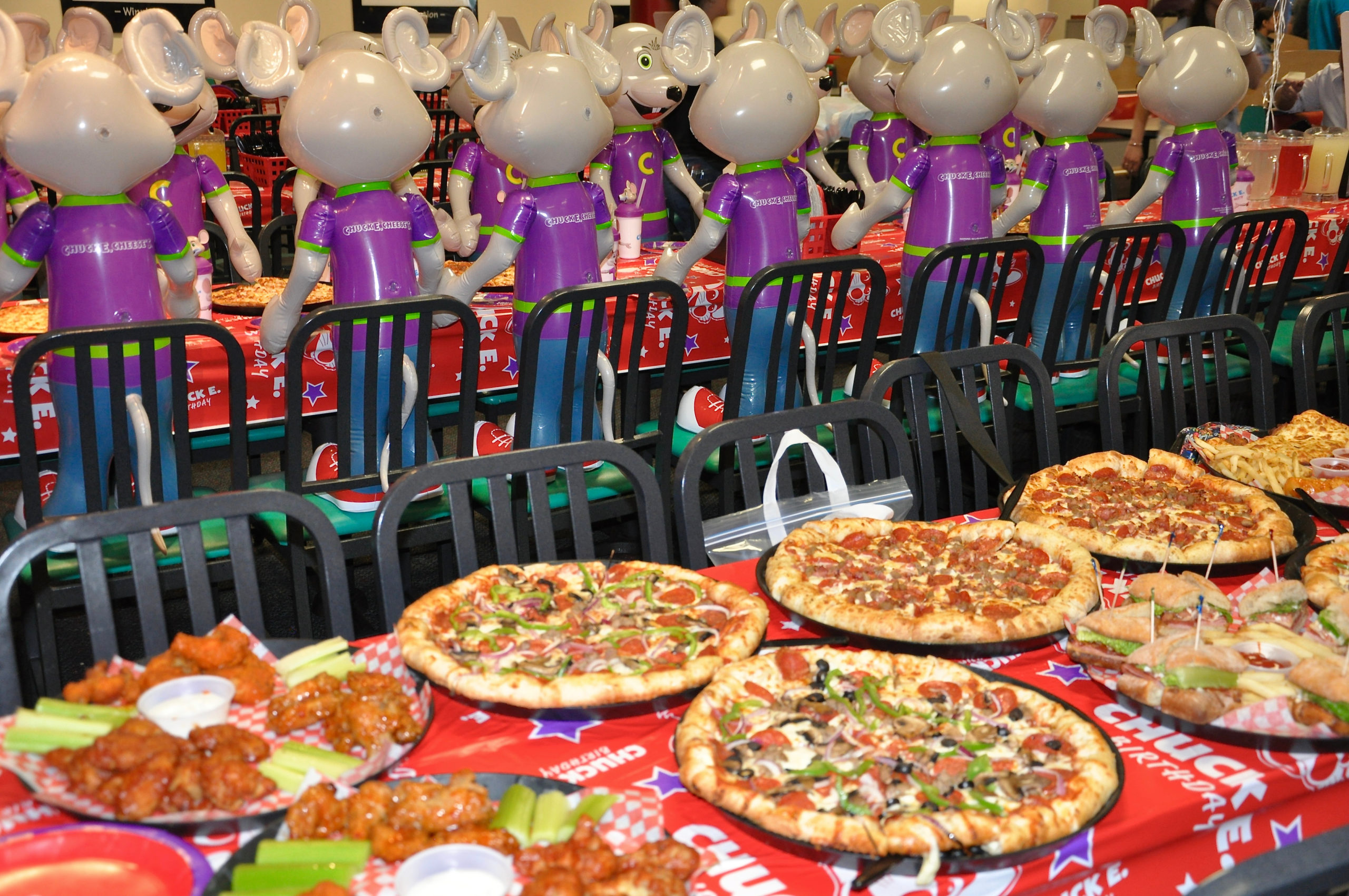 Chuck E Cheese Visit Plano