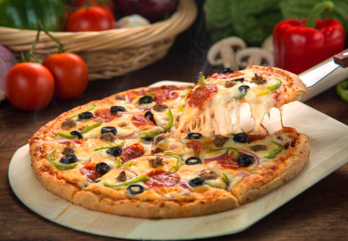 ナポリのピザの画像