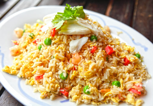 Imagen de arroz ardiente