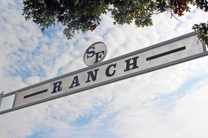 Iconic Southfork Ranch arch