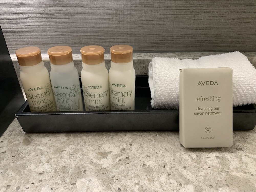 Aveda bathroom products