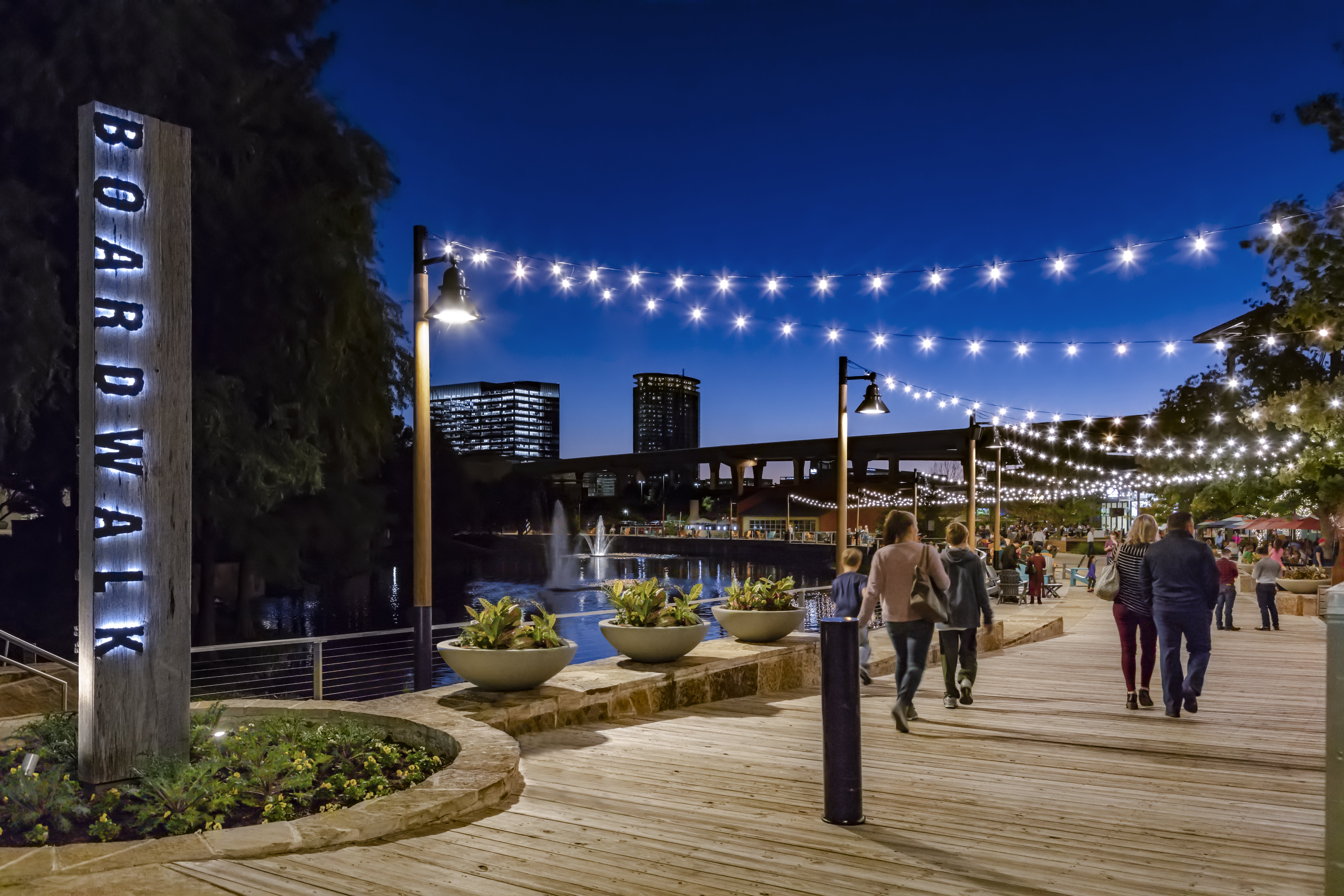 20 Top Things to Do in Plano - The Boardwalk at night