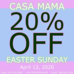 Casa Mama Easter offer