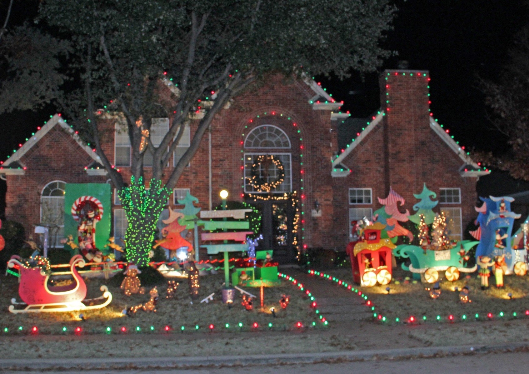 Deerfield Plano Christmas Lights Map Shelly Lighting