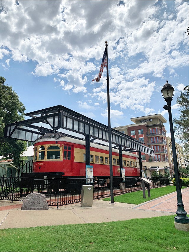 Interurban Railway Museum in downtown Plano & Haggard Park