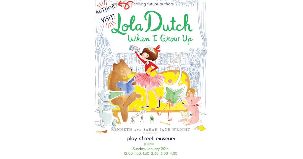 Lola Dutch, Author Visit & Storytime at Play Street Plano