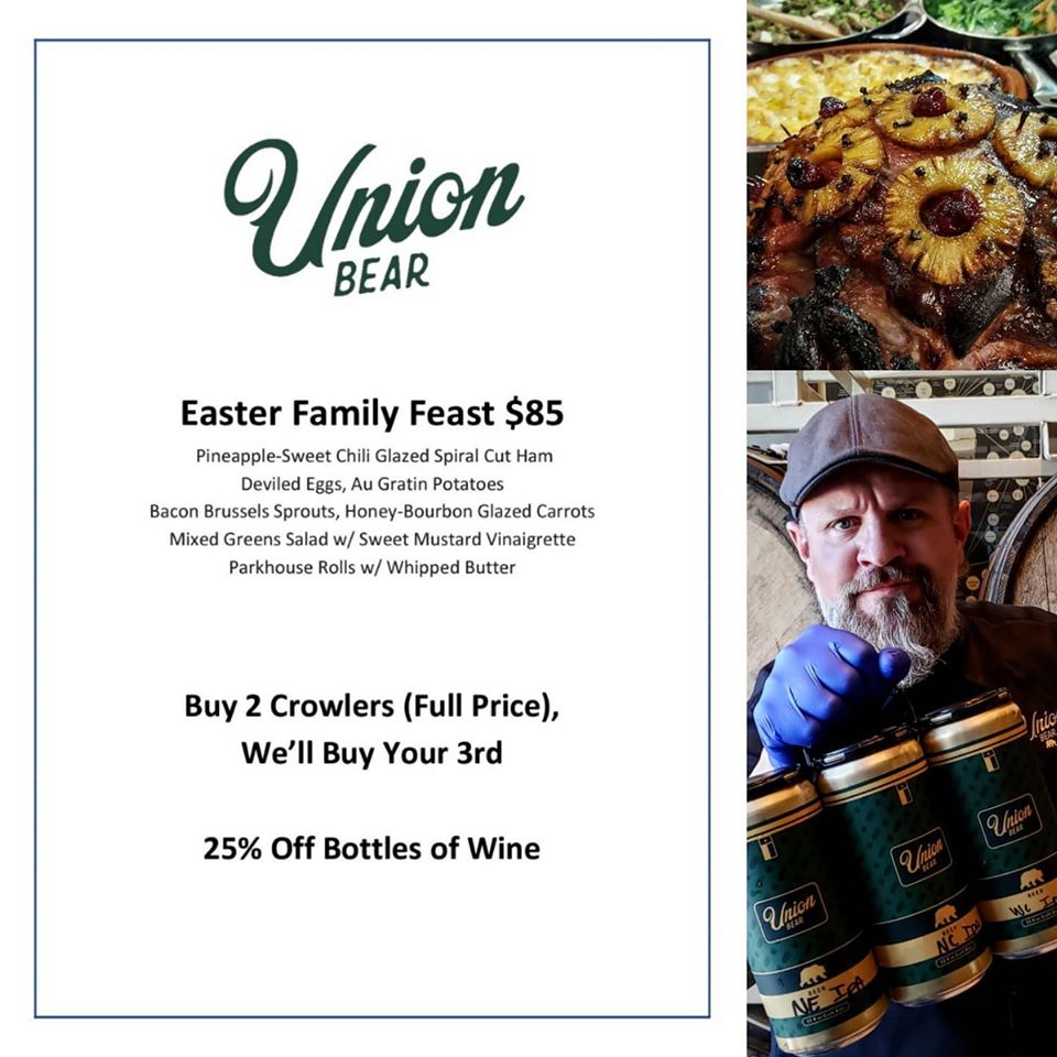 Union Bear Easter promotion