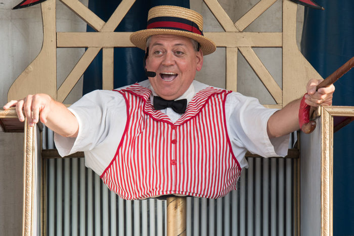 Midway Barker at State Fair