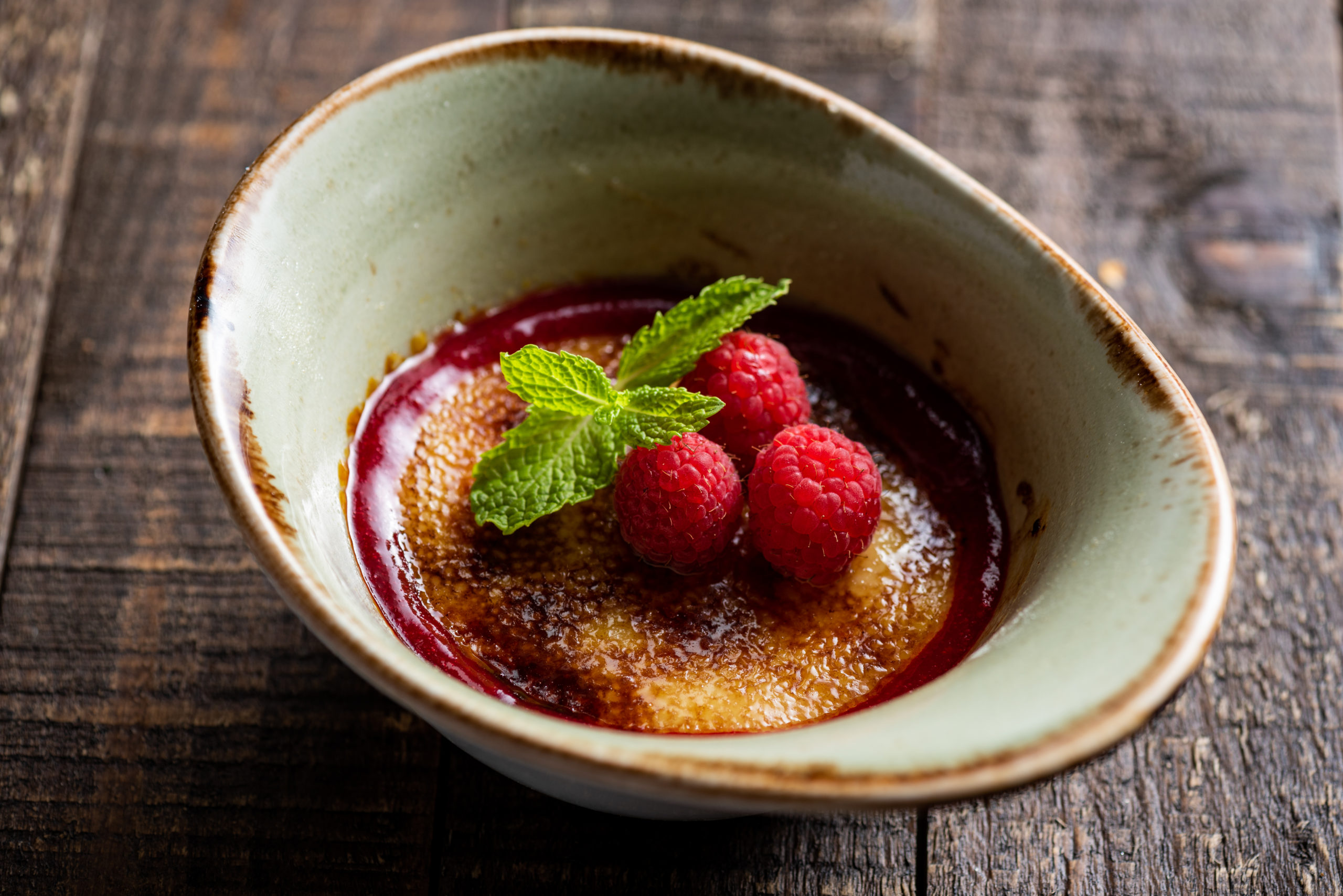 Valentine's Day at Cru - Vanilla Bean Creme Brulee