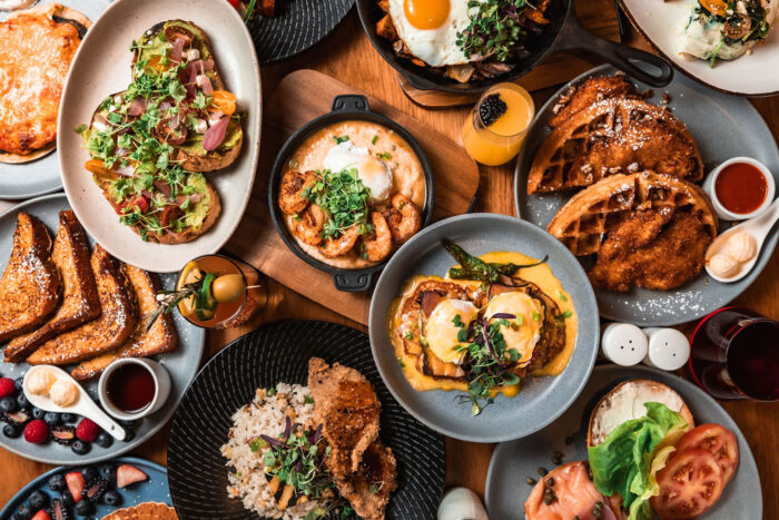 Brunch spread at the Renaissance Dallas at Plano Legacy West