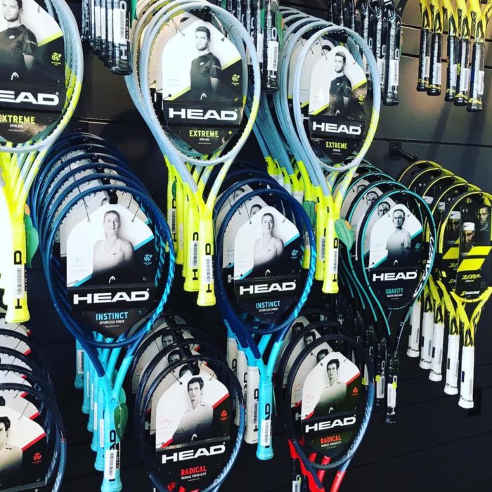 High Point Tennis Center pro shop tennis rackets