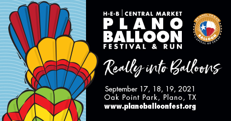 Plano Balloon Festival promotional graphic