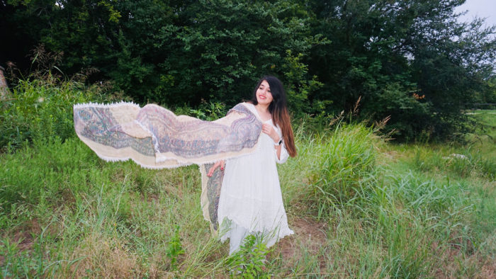 Dallas Paki Blogger, Layla Komal, at Arbor Hills Nature Preserve