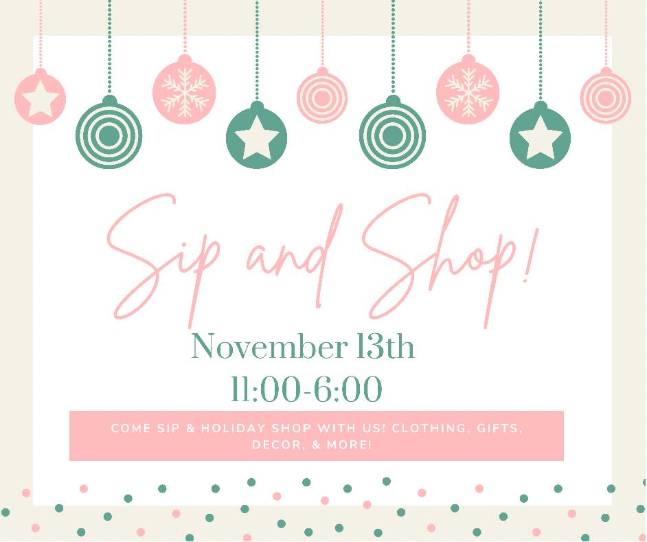 Sip and Shop at Lylas