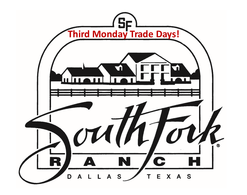 Southfork Ranch 标志的第三个星期一交易日