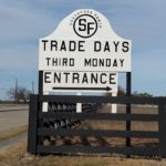 Southfork Ranch Third Monday Trade Days sign