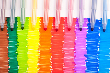 Colorful Markers Adobe Stock Photo