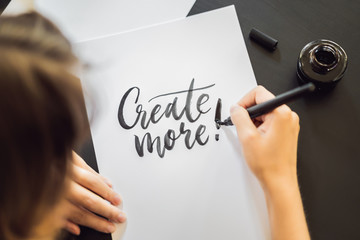 Handlettering Adobe stock photo