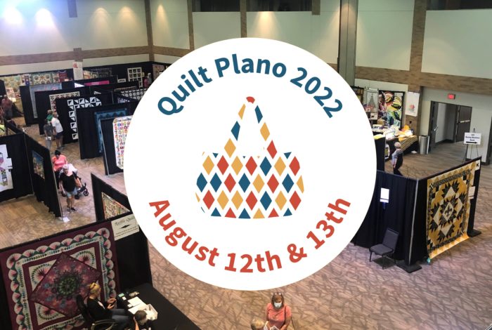 Plano Quilt Show event photo and logo