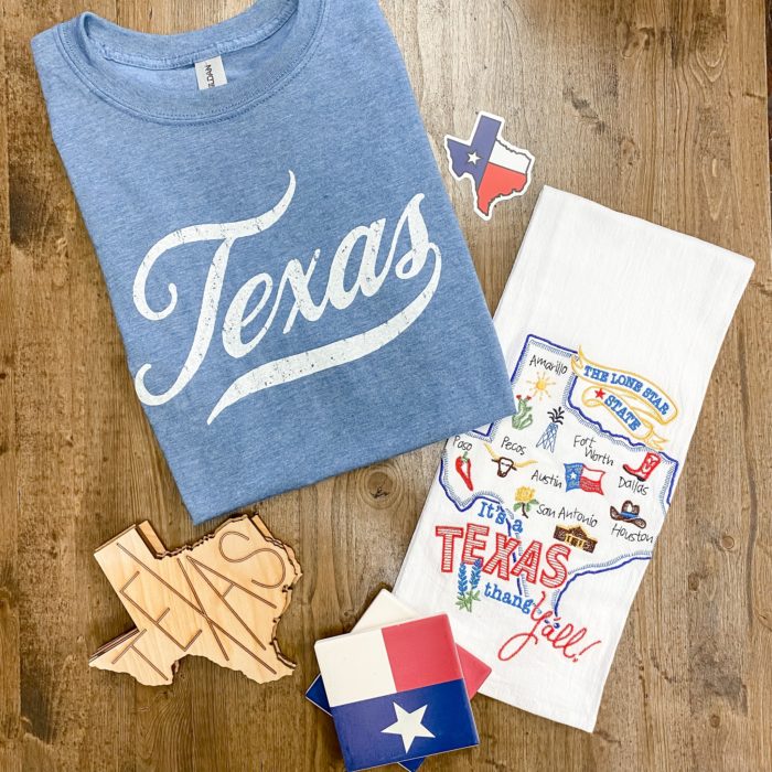 Texas items at Lyla's in downtown Plano