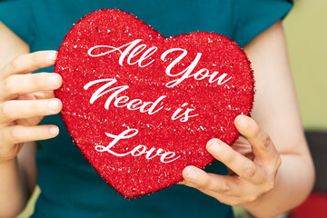 All You Need is Love Adobe Stock Photo