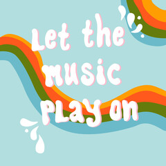 Let the music play adobe stock photo