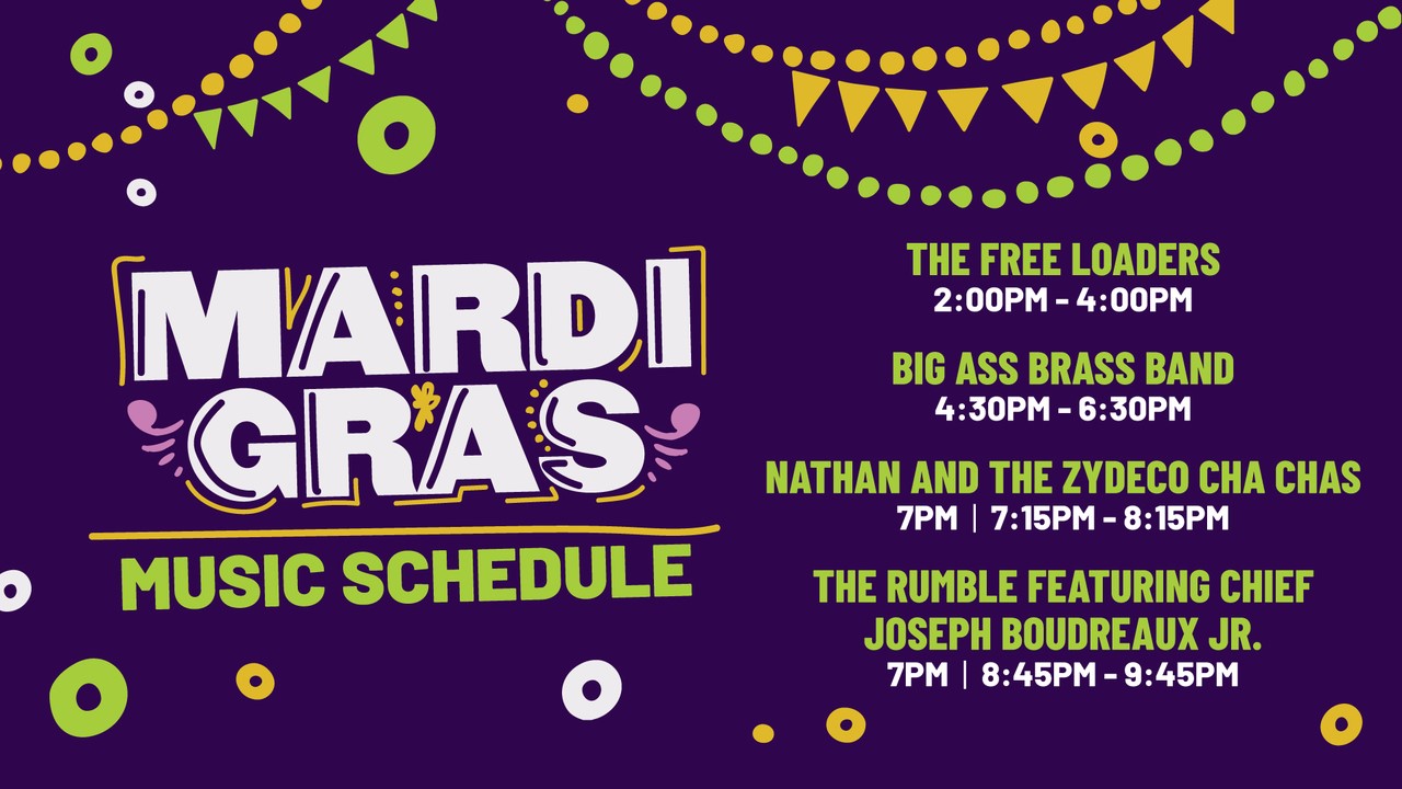 Mardi Gras Schedule