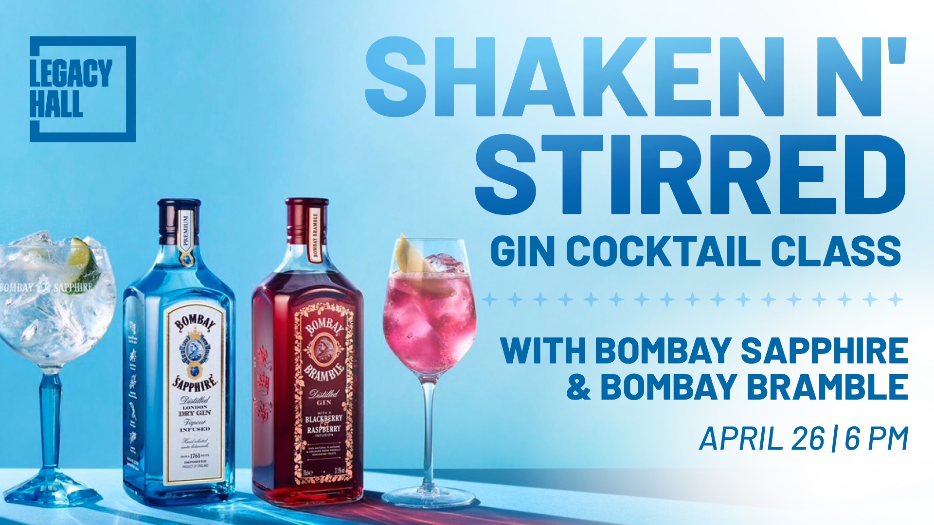 Bombay Mixology Class at Legacy Hall