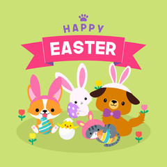 Happy Easter Pet Adobe Stock Photo
