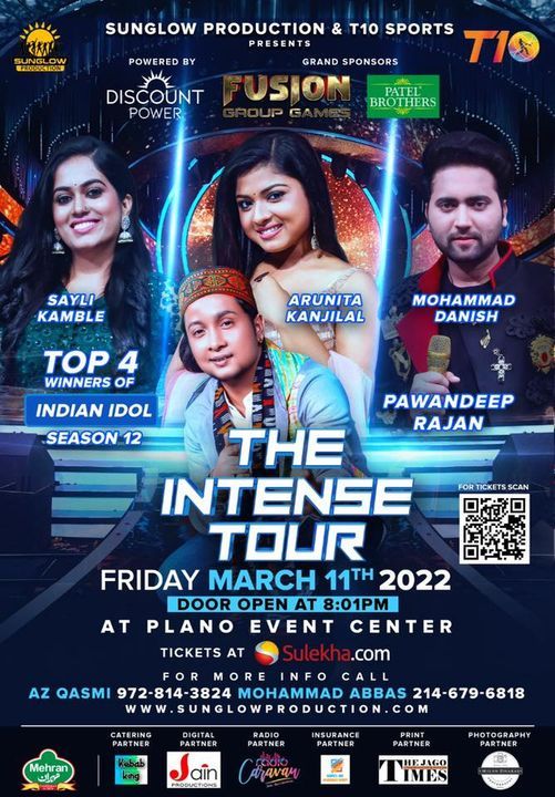 Indian Idol The Intense Tour 2022