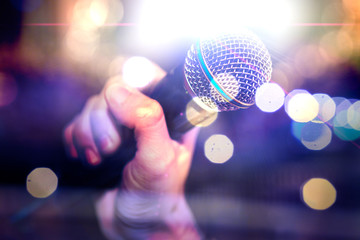 Karaoke Microphone Adobe Stock Photo