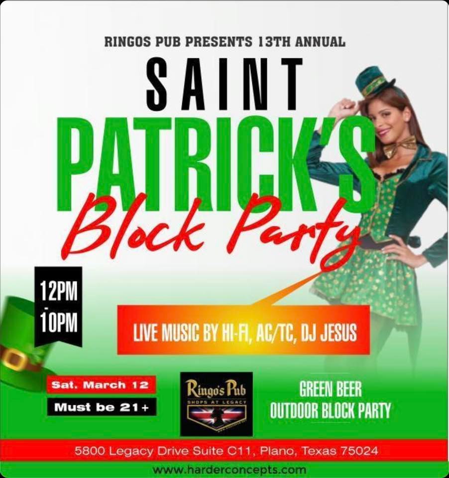 Ringos Pub FB Image St. Pat's Block Party