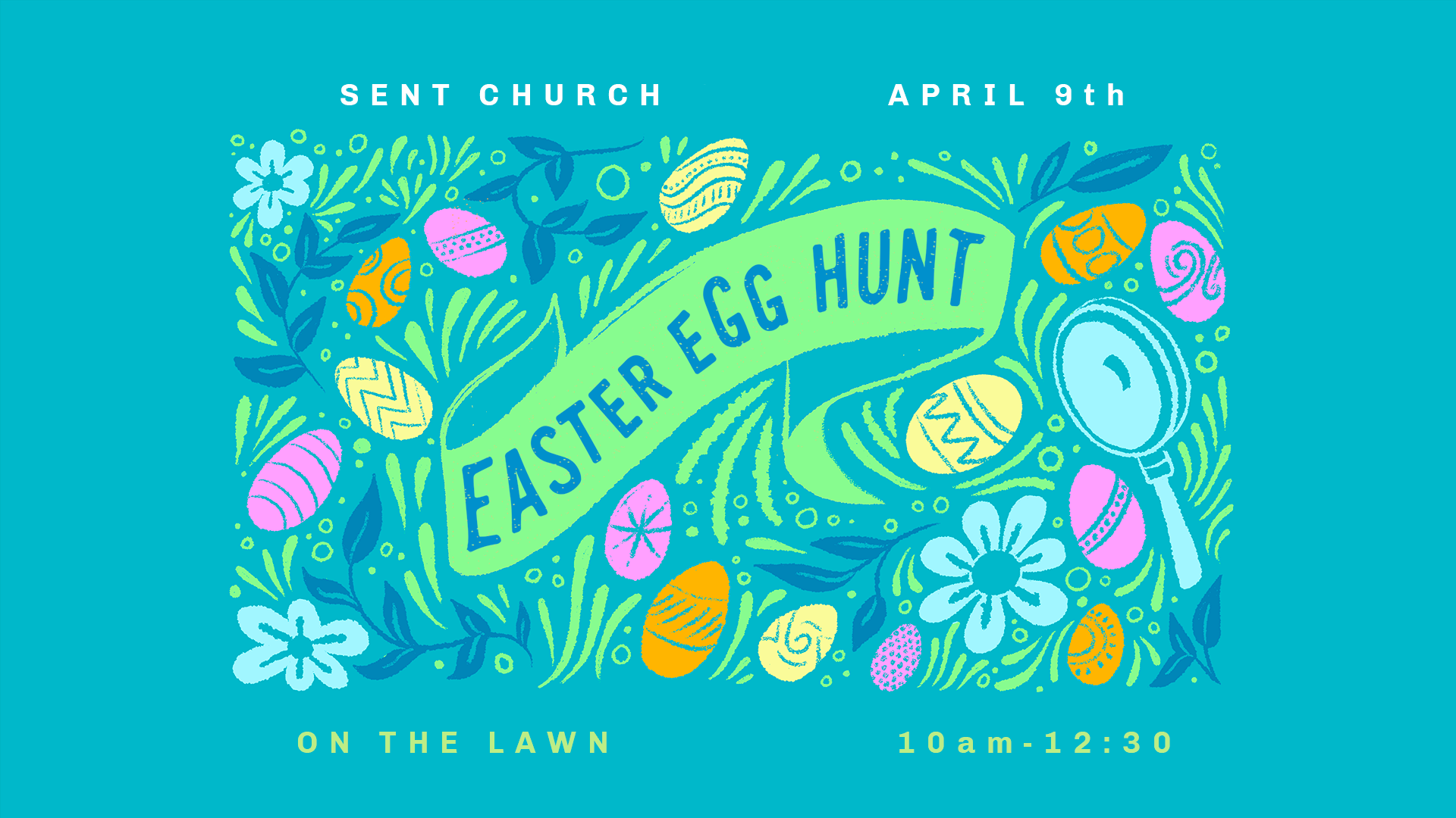 Easter Egg Hunt Sent Church