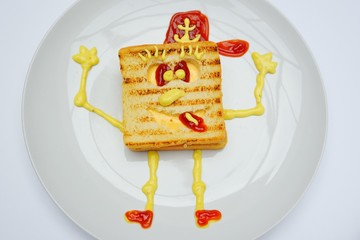 pongebob cheese sandwich adobe stock photo
