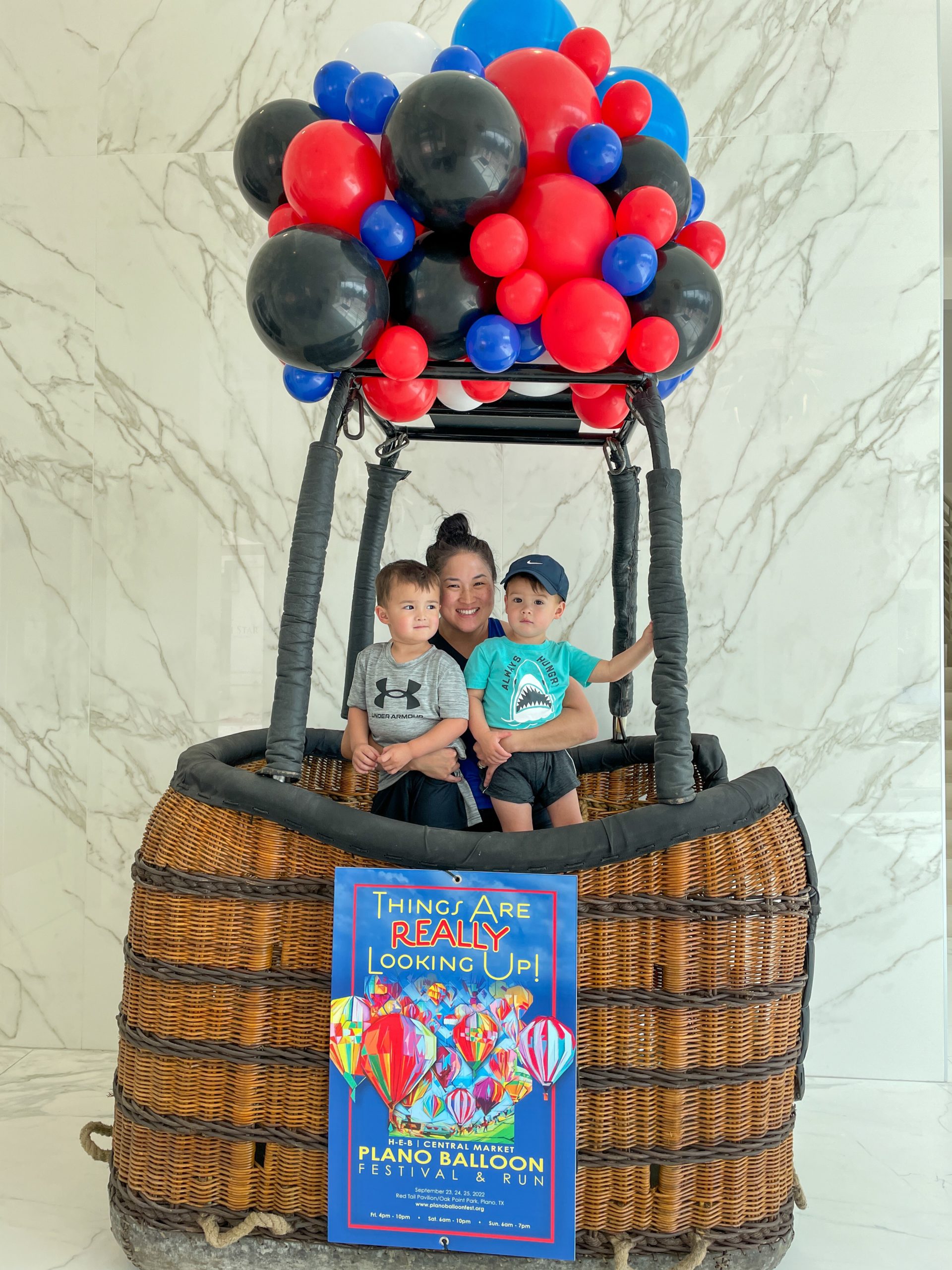 Visit Plano National Travel & Tourism Week hot air balloon photo op activation