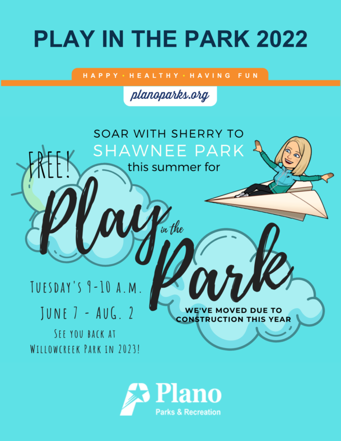 Play in the Park 2022 flyer