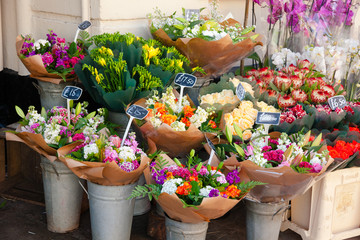 Sidewalk Flower Shop Adobe Stock Photo