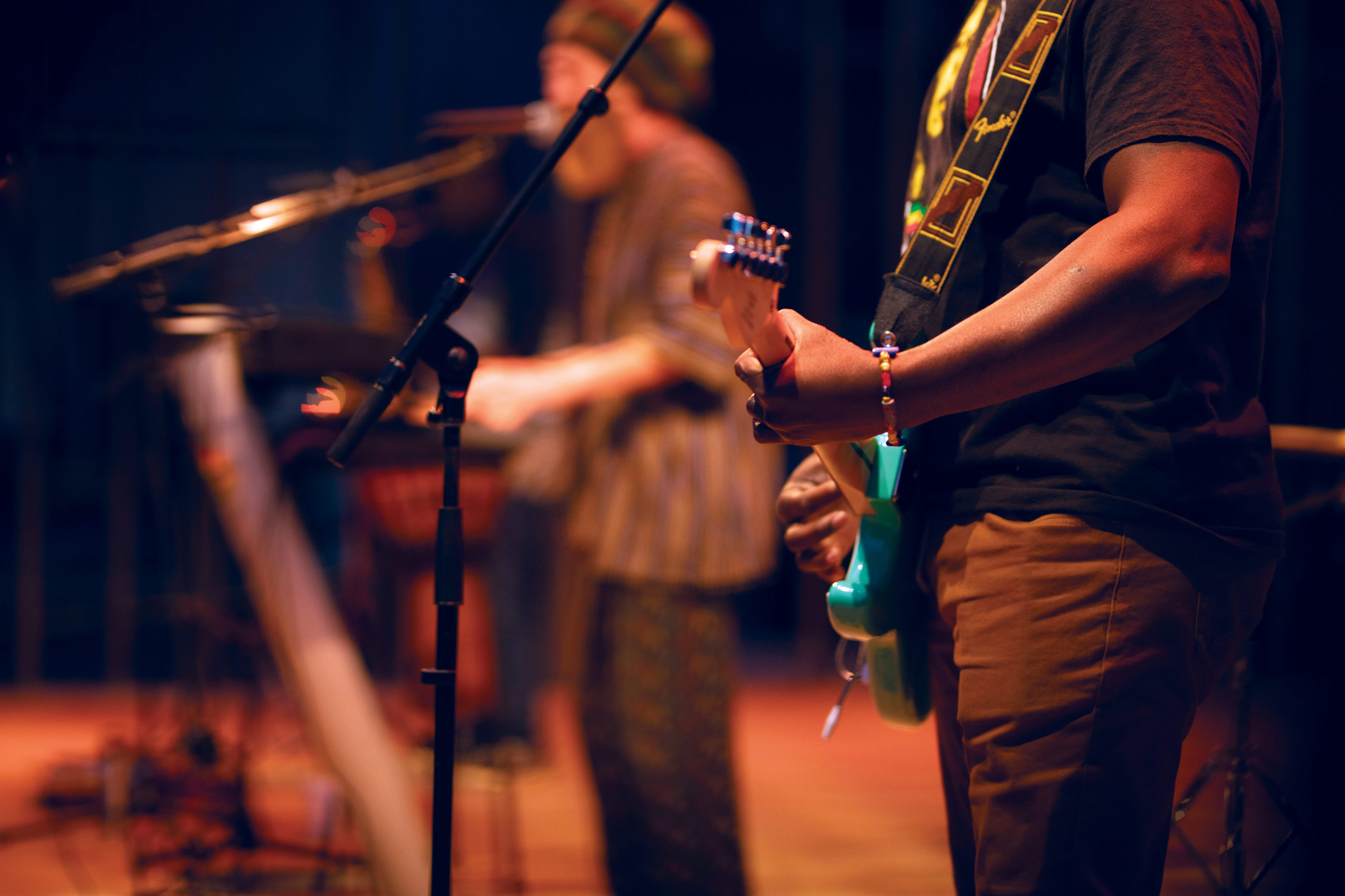 Live music at McCall Plaza in downtown Plano