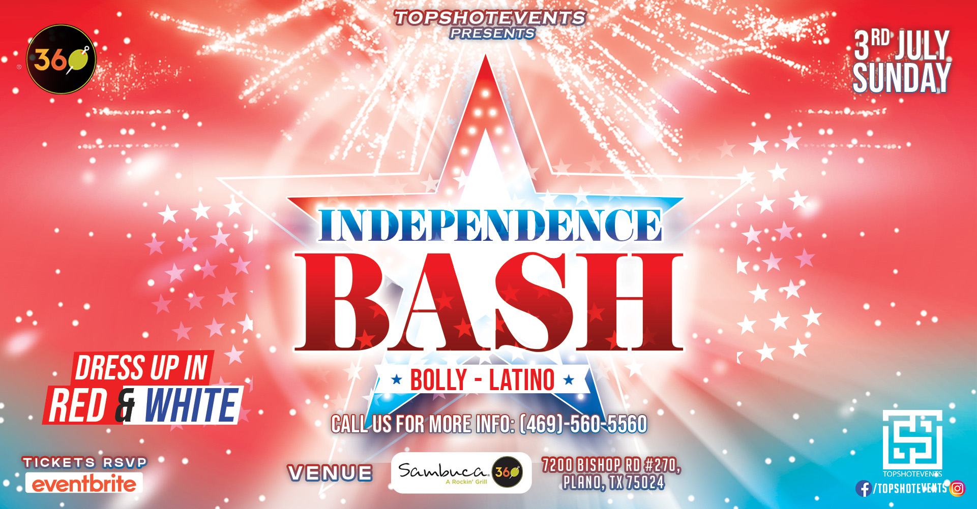 Independece Bash at Sambuca FB Image