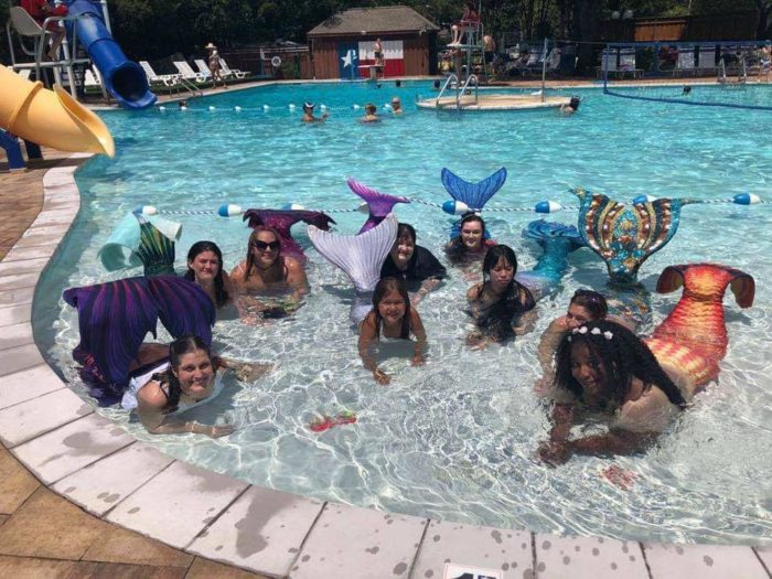 Mermaids at Texas Pool