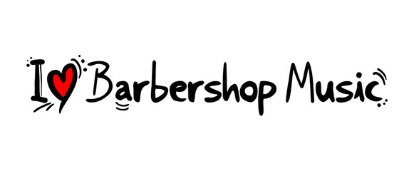Barbershop Music Adobe Stock Photo