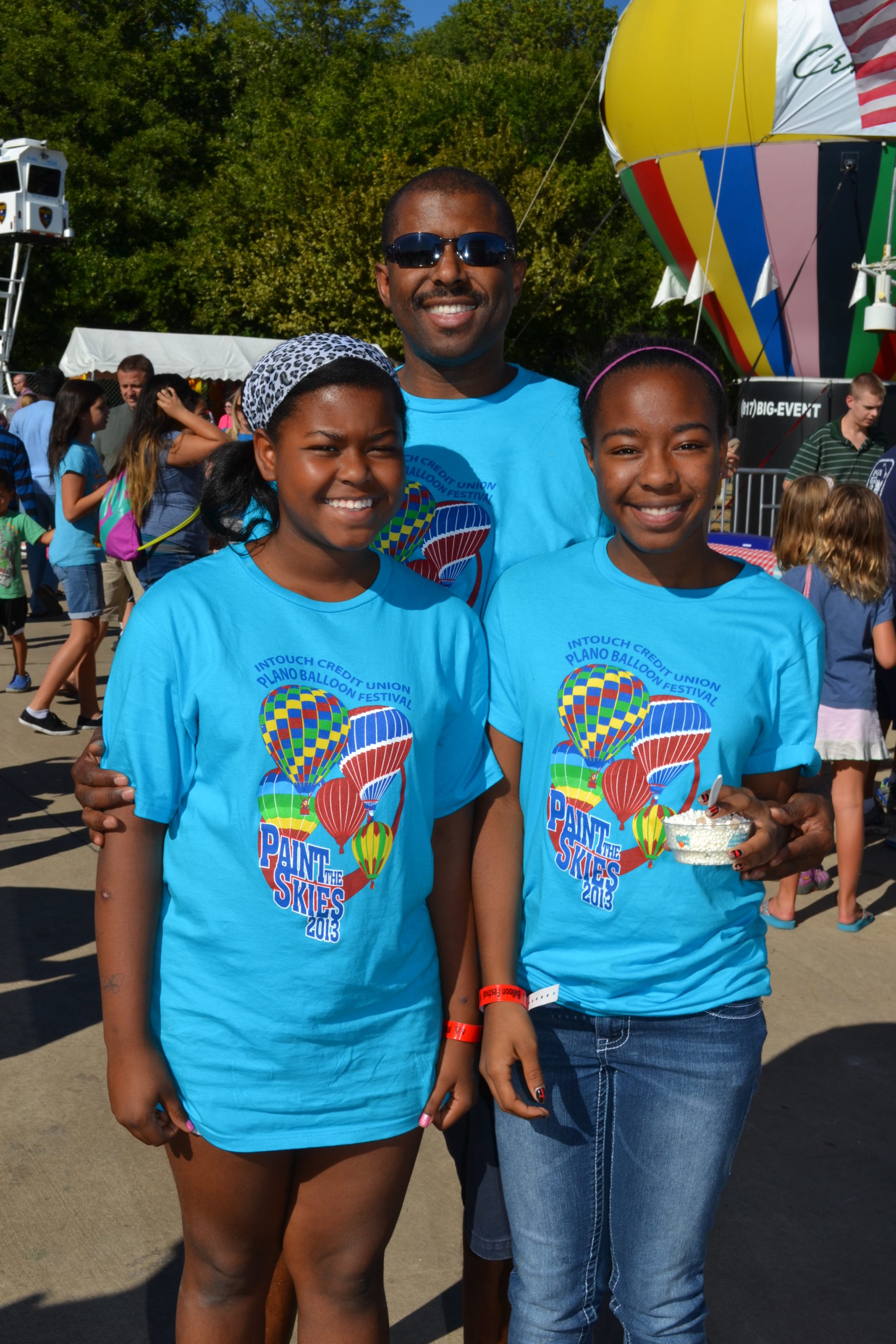 Family at Plano Balloon Festival