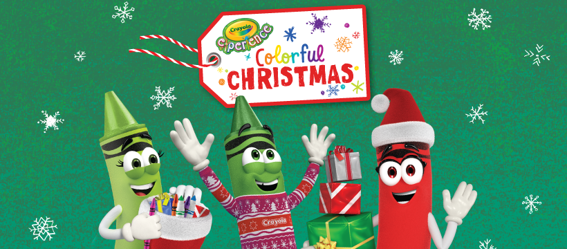 Colorful Christmas at Crayola
