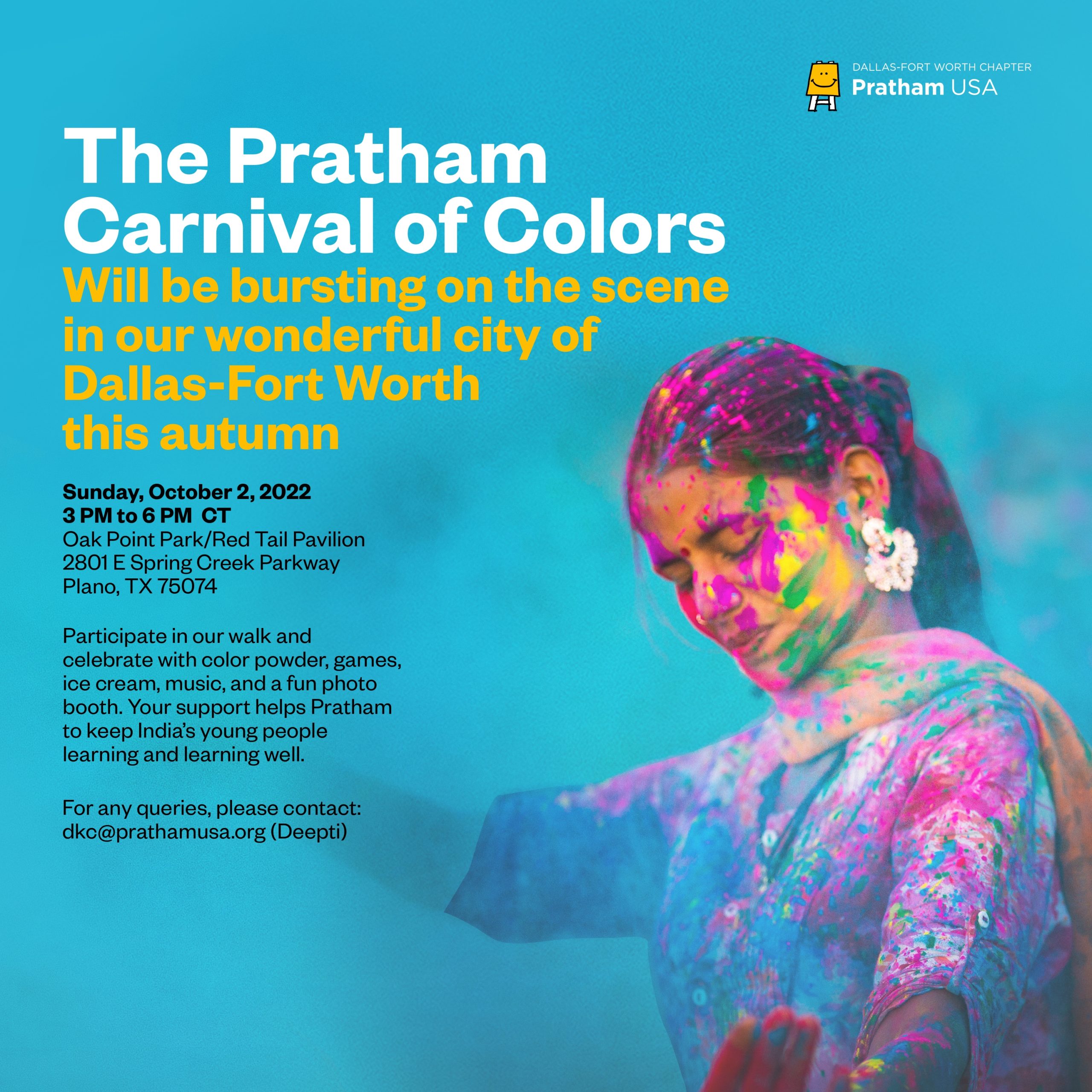 Pratham DFW Carnival of Colors