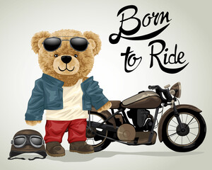 Teddy Bear Ride Adobe Stock Photo
